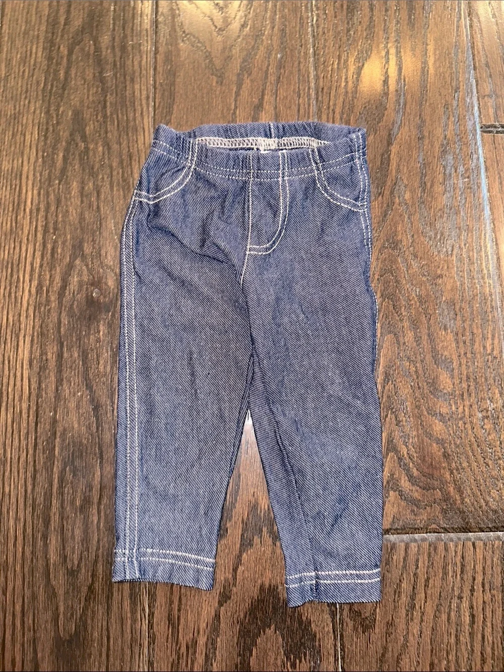 Carter's Blue Knit Denim Look Leggings size 6 months